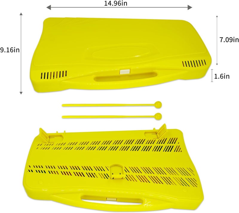 BIGBILLION Xylophone for Kids 25 Notes Glockenspiel Metal Percussion Instrument with Case Two Safe Mallets, Perfectly Tuned Musical Instrument Toddlers Adult Music Teaching, Gifts(Yellow) - Image 5